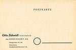 Historische Postkarte Otto Schmidt Likörfabrik Bernsdorf OL.