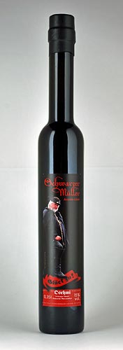 Schwarzer Mller Aronia-Likr 0,35 l in der Futura-Flasche